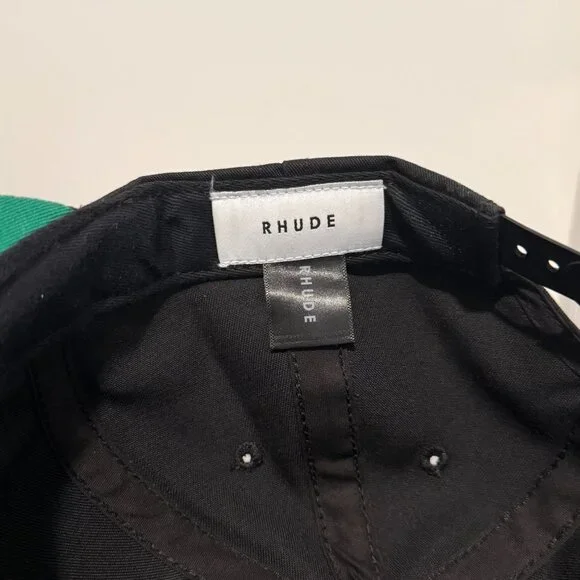 RHUDE Black & Gold Cap - Picture 3 of 3